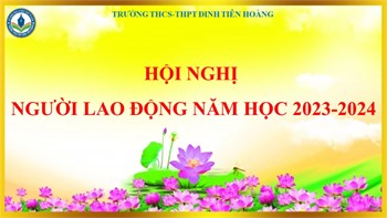 Hội nghị người lao động năm học 2023-2024