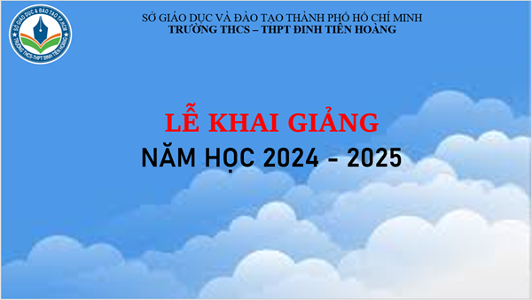 Lễ khai giảng năm học 2024 - 2025