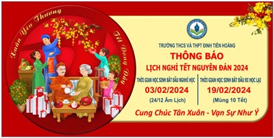 Lịch nghỉ Tết Nguyên đán 2024