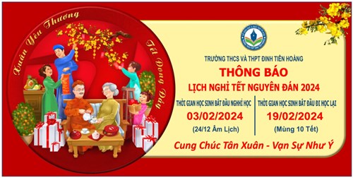Lịch nghỉ Tết Nguyên đán 2024