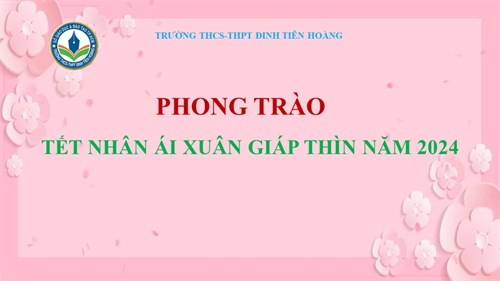 Phong trào Tết nhân ái Xuân Giáp Thìn năm 2024