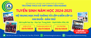 Thông tin tuyển sinh năm học 2024 - 2025