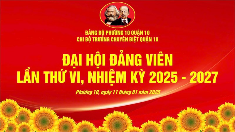 Đại hội đảng viên chi bộ trường chuyên biệt nhiệm kỳ 2025 – 2027