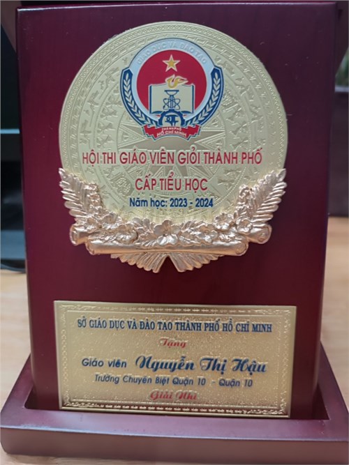 Hội thi giáo viên dạy giỏi cấp thành phố - cấp tiểu học năm học 2023 - 2024