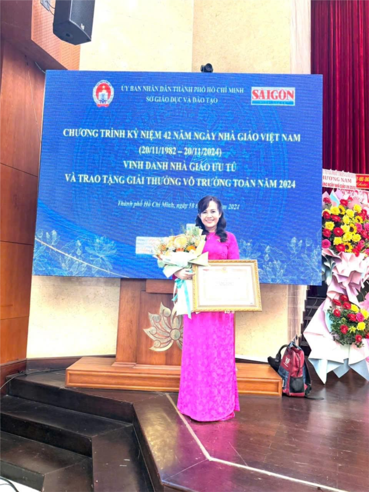 Đạt giải thưởng Võ Trường Toản năm 2024