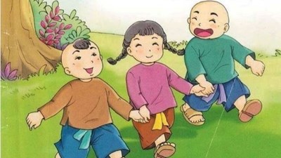 Đồng dao:  Dung dăng dung dẻ 