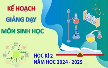 Kế hoạch giảng dạy môn Sinh học kì 2 năm học 2024 - 2025