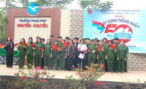 Sân chơi:  Khát vọng thống nhất  Tổ Lịch sử - GDDP - HĐTN - HN, ngày 10 tháng 3 năm 2025
