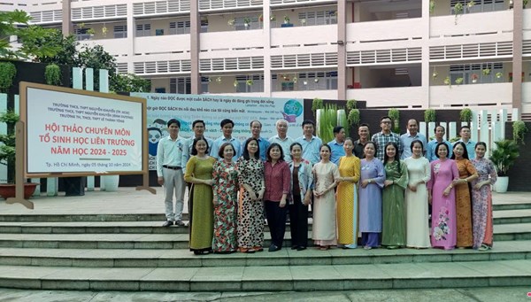 Hội thảo tổ Sinh năm học 2024 - 2025