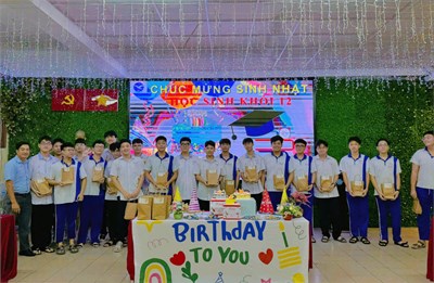 Sinh nhật học sinh nội trú tháng 8 - 9 - 10 năm 2024