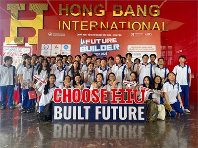 Học sinh Khối 10-11 tham gia khởi nghiệp tại ĐH Hồng Bàng ngày 13-4-2025