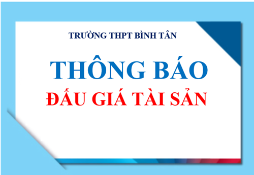 Thông báo đấu giá tài sản