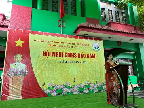 Hội nghị cha mẹ học sinh đầu năm học 2024-2025