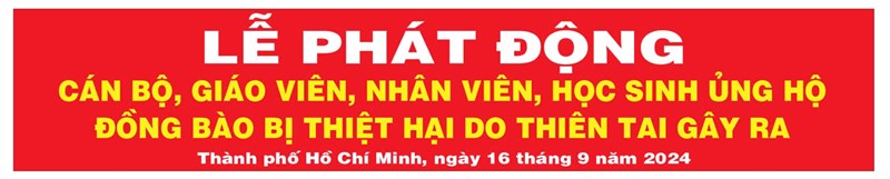 Phát động quyên góp hỗ trợ đồng bào bị thiệt hại do bão yagi