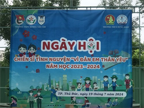 Ngày hội chiến sĩ tình nguyện  vì đàn em thân yêu  năm 2024