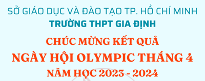 Kết quả Ngày hội Olympic Tháng 4 năm học 2023 - 2024