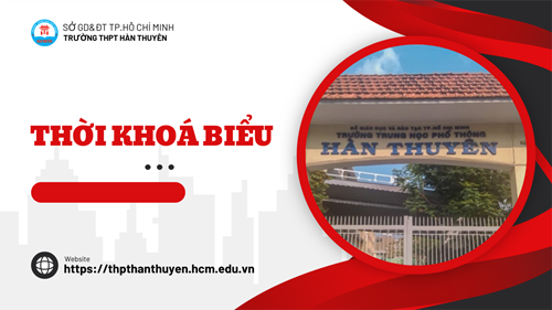 Thời khoá biểu áp dụng từ ngày 10/02/2025