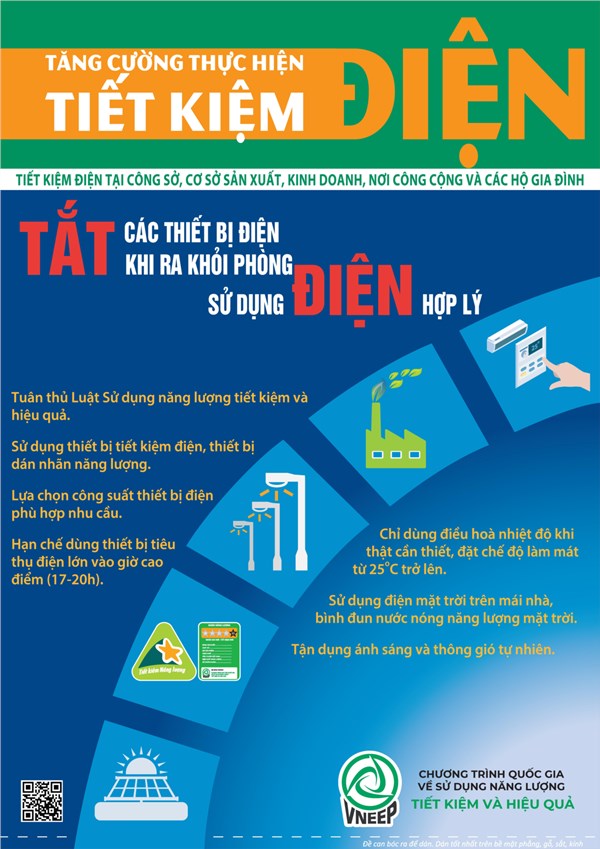 Tuyên truyền Chỉ thị Số 20/CT-TTg ngày 08 tháng 6 năm 2023 của Thủ tướng Chính phủ và kế hoạch của UBND Thành phố Hồ Chí Minh thực hiện tiết kiệm điện giai đoạn 2023 - 2025 và các năm tiếp theo.