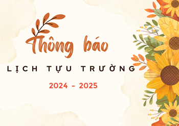 Một số nội dung chuẩn bị cho năm học 2024 - 2025