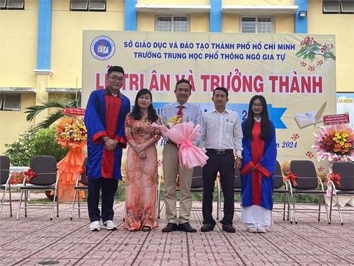 Lễ tri ân và trưởng thành của học sinh khối 12 niên khóa 2021-2024