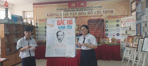 Tổ GDKT&PL - Hội thi “ Thiết kế báo tường – chủ đề về cuộc đời và sự nghiệp của Bác” Kỷ niệm 134 năm ngày sinh của Chủ tịch Hồ Chí Minh (19/05/1890- 19/05/2024) và 113 năm ngày Bác Hồ ra đi tìm đường cứu nước (05/06/1911-05/06/2024)