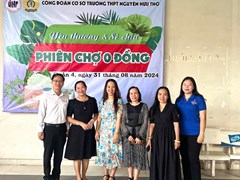 Dấu ấn “Phiên chợ 0 đồng – Yêu thương và sẻ chia” tại Trường THPT Nguyễn Hữu Thọ