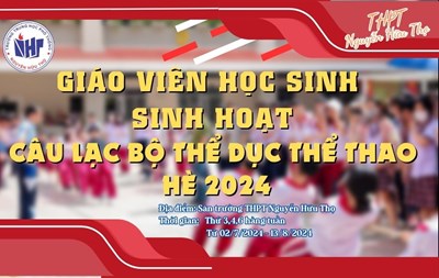 Thể thao cho giáo viên và học sinh Hè năm 2024
