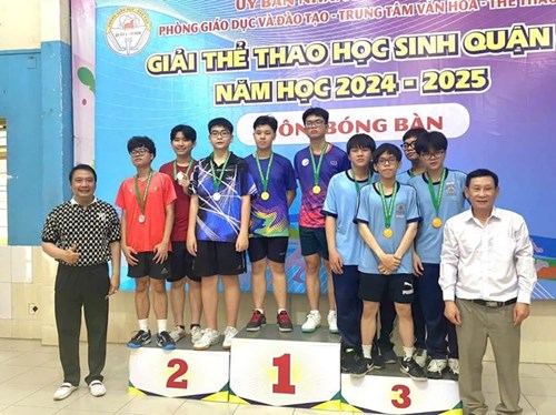 THÔNG TIN GIẢI THỂ THAO HỌC SINH QUẬN 3 NĂM HỌC 2024-2025 ngày 20/10/2024