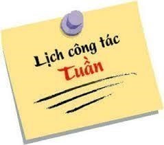 Lịch công tác từ 15/4/2024 đến 21/4/2024