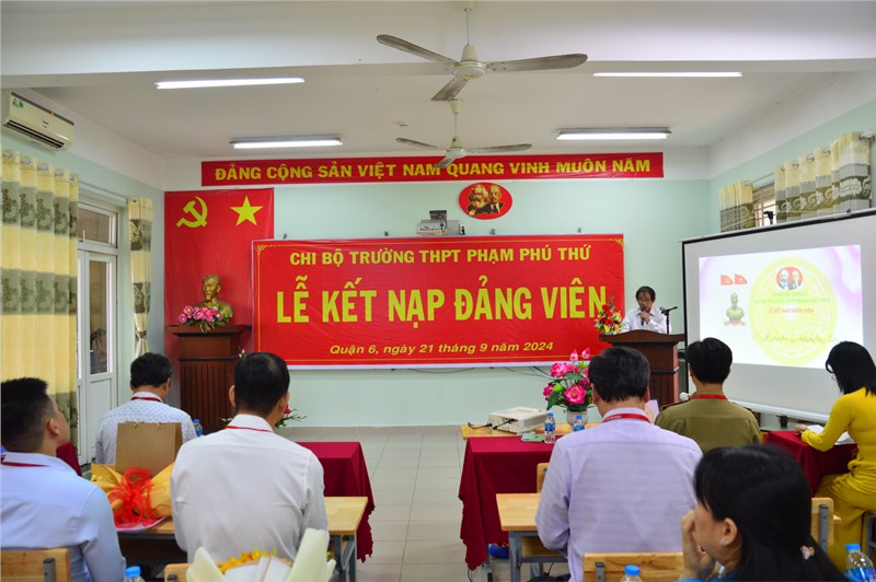 Lễ kết nạp đảng viên mới năm 2024