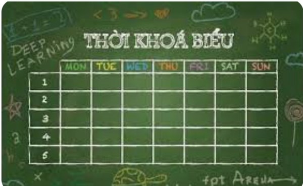 Thời khóa biểu mới áp dụng từ ngày 03/02/2025