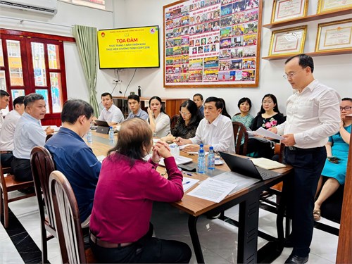 Tọa đàm  Thực trạng 5 năm triển khai thực hiện chương trình Giáo dục phổ thông 2018 