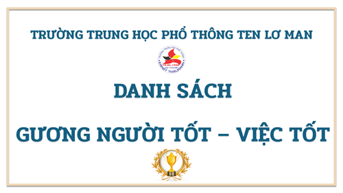 Tuyên dương người tốt - việc tốt (Cập nhật đến 20/11/2024)