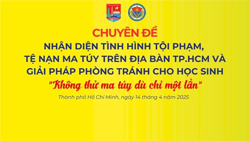 Tuyên truyền phòng chống ma túy - Nói không với ma túy dù chỉ một lần