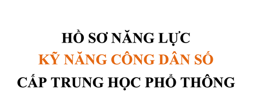 Hồ sơ năng lực kỹ năng công dân số