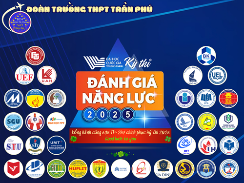 Đồng hành cùng các TP-2k7ers trong kỳ thi Đánh giá năng lực đợt 1 năm 2025 do trường Đại học Quốc Gia - Thành phố Hồ Chí Minh tổ chức vào ngày 30/3/2025.