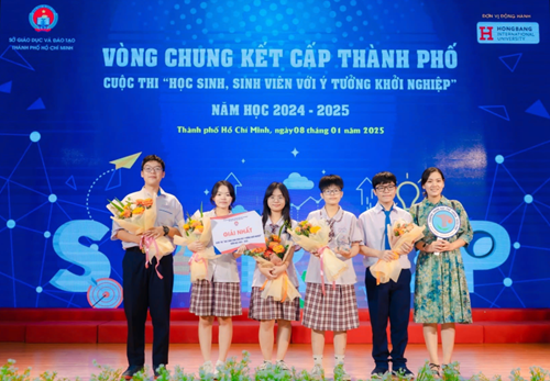 Tuyên dương, chúc mừng cô Phạm Thị Thanh Tâm và nhóm học sinh vào vòng chung kết cuộc thi  Học sinh, sinh viên với ý tưởng khởi nghiệp  cấp Quốc gia lần VII, năm 2025