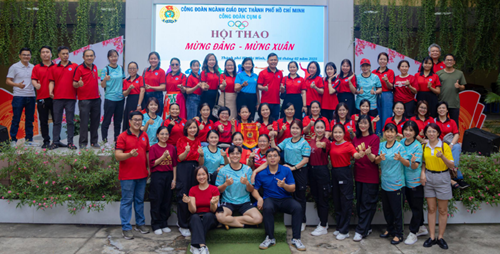 Trường THPT Trần Phú tham gia Hội thao  Mừng Đảng - Mừng Xuân năm 2025  do Công đoàn Cụm 6 tổ chức
