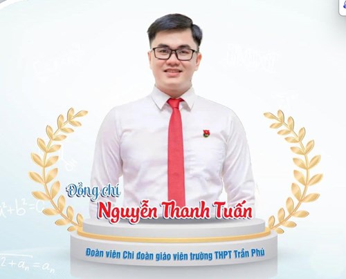Tuyên dương, chúc mừng thầy Nguyễn Thanh Tuấn - GV môn Ngữ văn đạt danh hiệu nhà giáo trẻ tiêu biểu  thành phố năm 2024