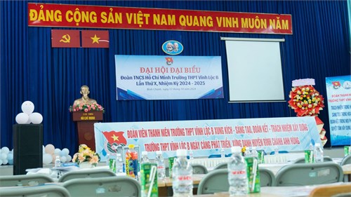 Đại Hội Đại Biểu Đoàn TNCS Hồ Chí Minh - Trường THPT Vĩnh Lộc B