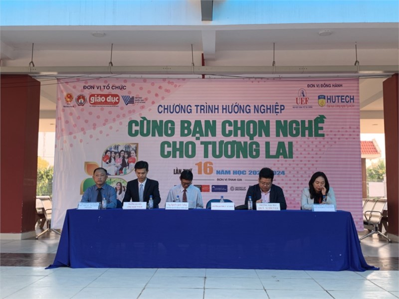 Chương trình hướng nghiệp  Cùng bạn chọn nghề cho tương lai 