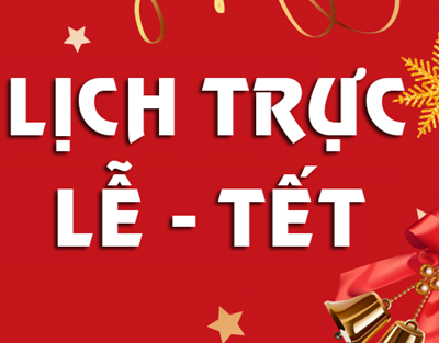 Lịch trực Tết Dương lịch 2024