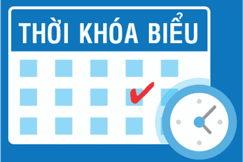 Thời khoá biểu áp dụng từ ngày 06/11/2023