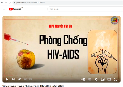 Video tuyên truyền Phòng chống HIV-AIDS (năm 2023)
