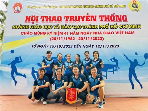 Công đoàn trường tham gia Hội thao cấp Ngành