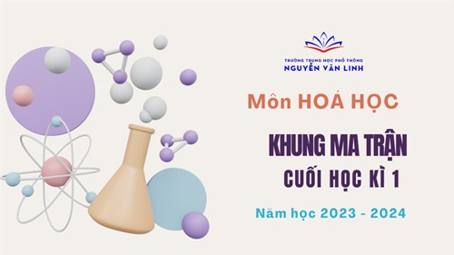 Hoá học: Ma trận đề kiểm tra và nội dung ôn tập cuối học kì 1 - Năm học 2023 - 2024