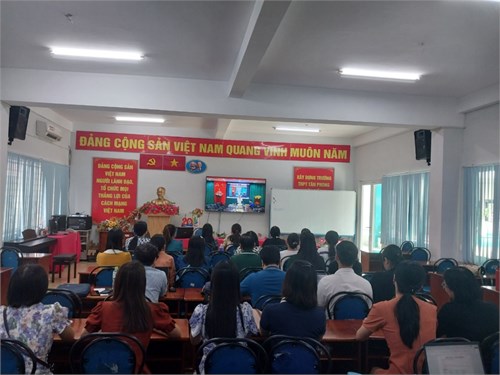 Hội nghị tập huấn cán bộ quản lí và giáo viên tổ chức dạy học các môn tích hợp theo văn bản 6802/BGDĐT-GDTrH ngày 05/12/2023