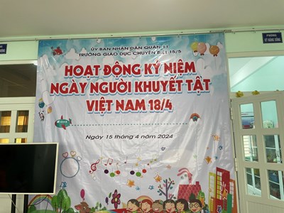 Tổ chức hoạt động kỷ niệm nhân ngày khuyết tật Việt Nam 18/4