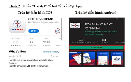 Trường Chuyên biệt Bình Minh thông tin tới quý cha mẹ học sinh, quý thầy cô các bước cài đặt ứng dụng chăm sóc khách hàng của Công ty điện lực Tân Phú hướng dẫn. Rất mong quý thầy cô, đội ngũ nhân viên nhà trường, quý cha mẹ học sinh hưởng ứng sử dụng ứng dụng để nâng cao hiệu quả chăm sóc khách hàng của công ty. Ứng dụng hoàn toàn miễn phí. Trân trọng.