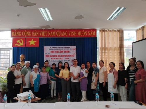 Ngày 09/02/2024 Trường Giáo dục chuyên biệt Niềm Tin quận Phú Nhuận đã long trọng tổ chức Hội thi ẩm thực với Chủ đề:   Món ngon cho học sinh chuyên biệt  .